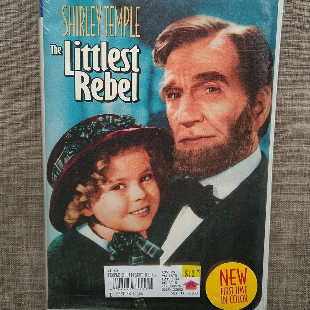 Shirley Temple The Littlest Rebel Movie 1935 In Color NOS VHS Sealed
